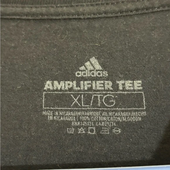 Adidas Amplifier Tee - Navy Blue - JAPANESE LETTERING LOGO - Picture 4 of 5